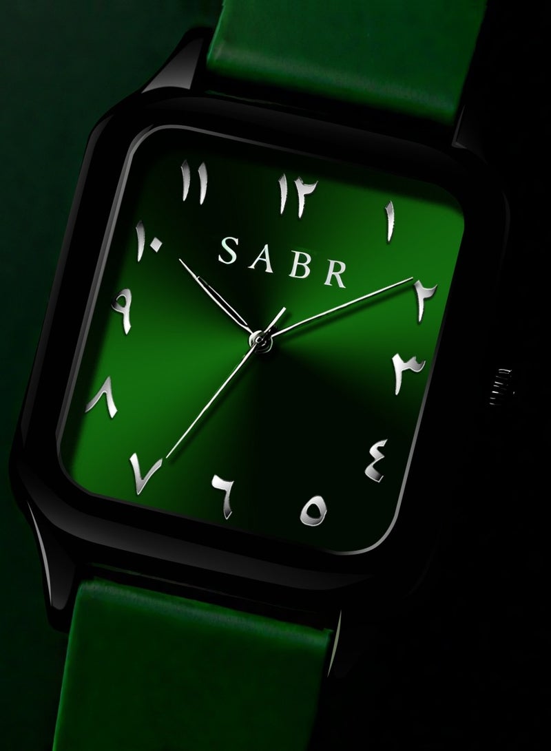 صبر ساعة مربّعة بأرقام عربية للجنسين – كوارتز ياباني، تصميم بسيط، سوار سيليكون مع مشبك مغناطيسي، مقاومة للماء 30 متر - Image 5